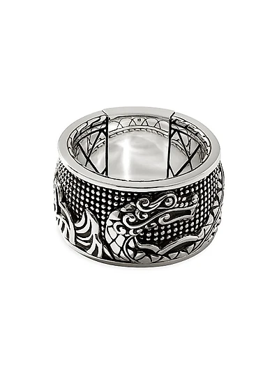 Indonesia Legends Naga Sterling Silver Band Ring