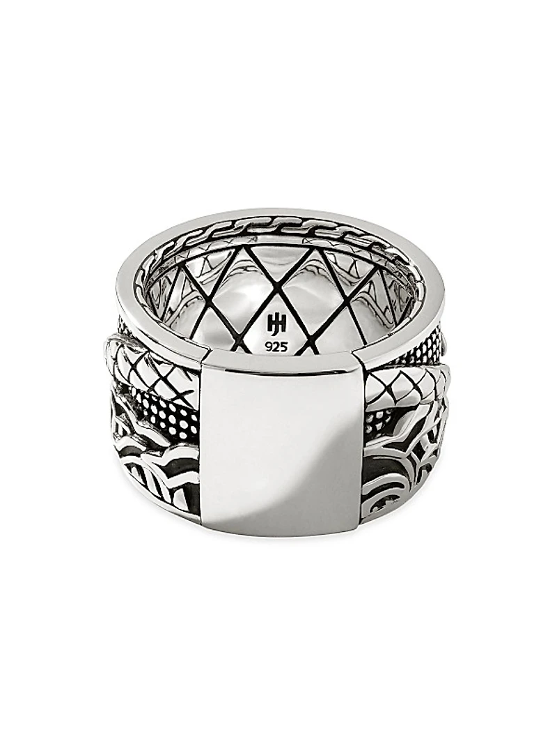 Indonesia Legends Naga Sterling Silver Band Ring