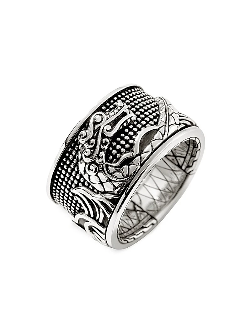Indonesia Legends Naga Sterling Silver Band Ring