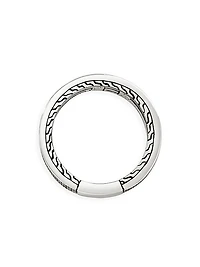 Thailand Carved Chain Inlay Band Ring