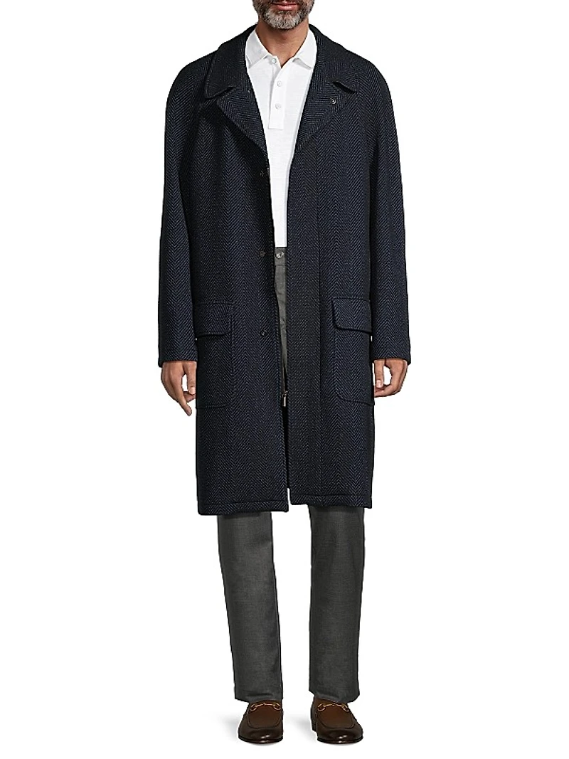 Tatum Relaxed-Fit Wool-Blend Topcoat