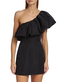 Garcelle One-Shoulder Minidress