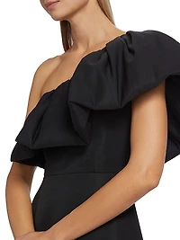 Garcelle One-Shoulder Minidress