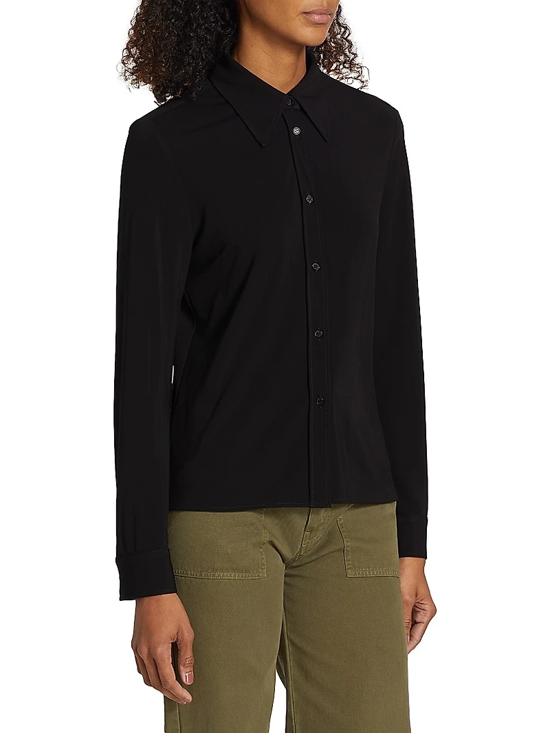Celestine Button-Front Blouse