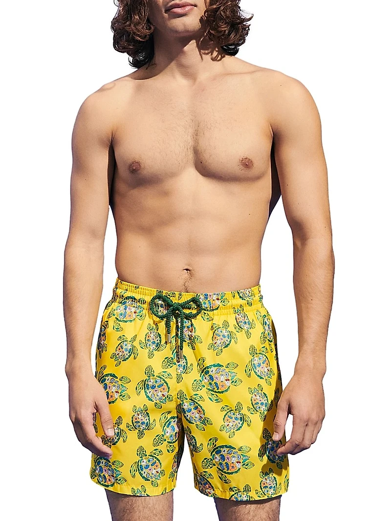 Provencal Turtles Swim Shorts