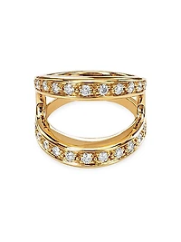 Masque 18K Yellow Gold & 0.75 TCW Diamond Ring