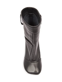 Toy Pants 90MM Leather Booties