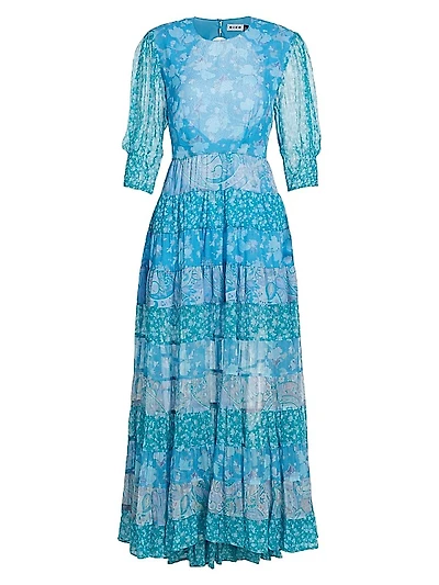 Agyness Tiered Maxi Dress