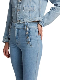 Robertson High-Rise Stretch Flare Sailor Jeans