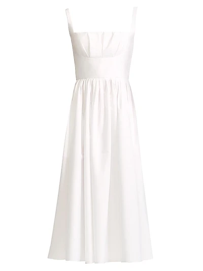 Terese Cotton Poplin Midi Dress