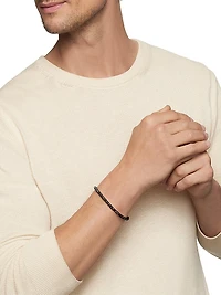 Spiritual Beads Faceted Bracelet Sterling Silver