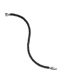 Spiritual Beads Faceted Bracelet Sterling Silver