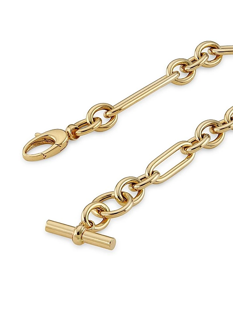 14K Yellow Gold Chain Bracelet
