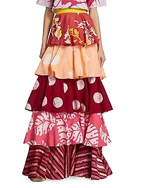 Erica Tiered Ruffle Maxi Skirt