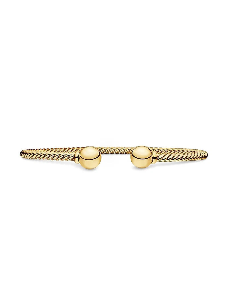 Solari Bead Bracelet 18K Yellow Gold