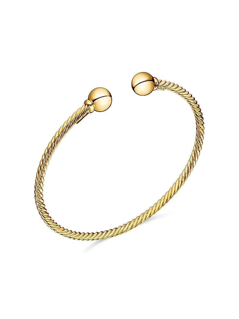 Solari Bead Bracelet 18K Yellow Gold