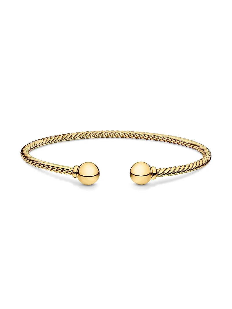 Solari Bead Bracelet 18K Yellow Gold