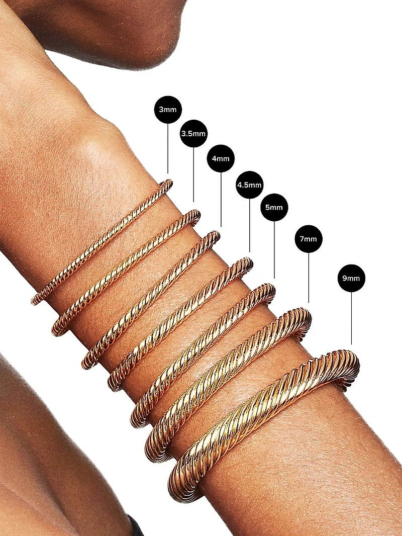 Solari Bead Bracelet 18K Yellow Gold