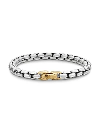 DY Bel Aire Box Chain Bracelet Sterling Silver