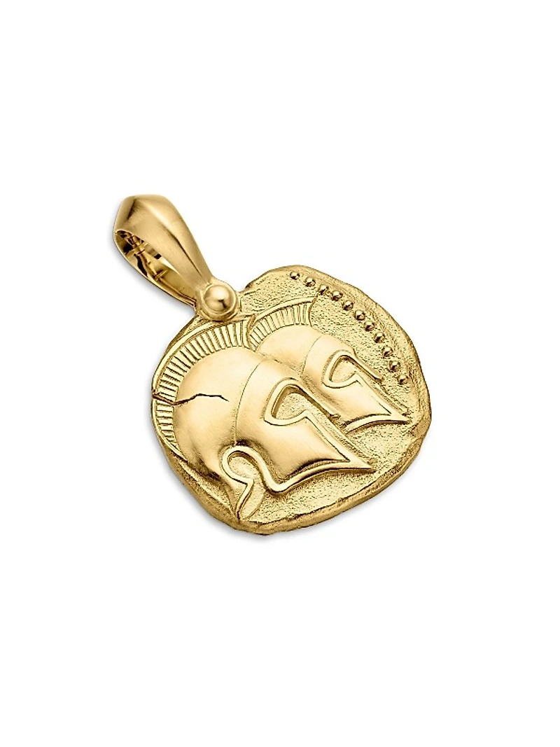 Gemini Amulet in 18K Yellow Gold, 27mm