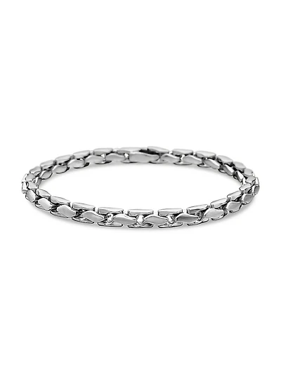 Fluted Chain Bracelet