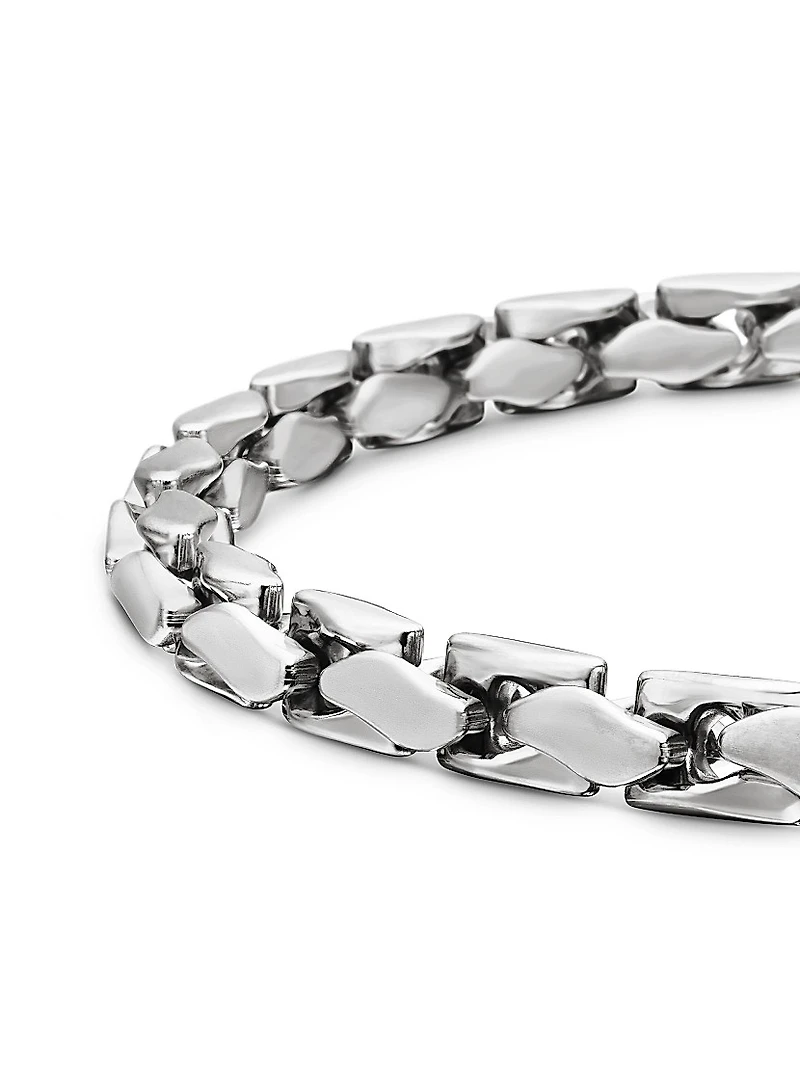 Fluted Chain Bracelet