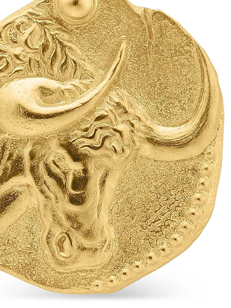 Taurus Amulet in 18K Yellow Gold, 27mm