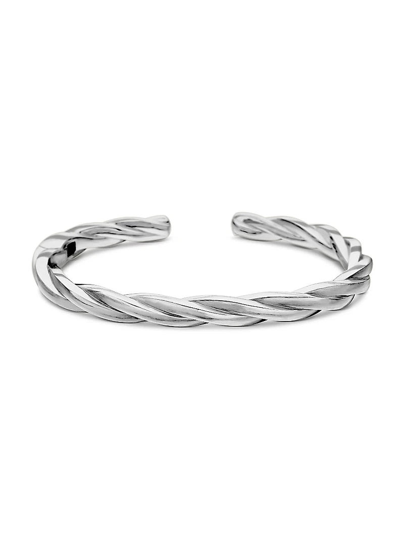 DY Helios⿢ Cuff Bracelet Sterling Silver, 6mm
