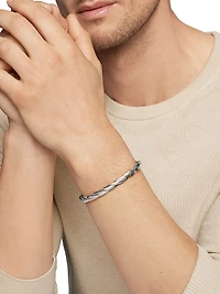 DY Helios⿢ Cuff Bracelet Sterling Silver, 6mm