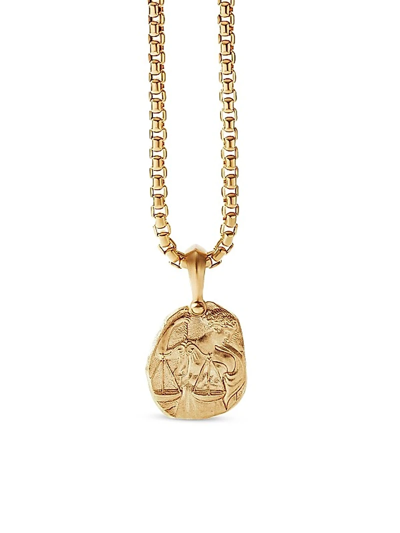 Sagittarius Amulet in 18K Yellow Gold, 27mm