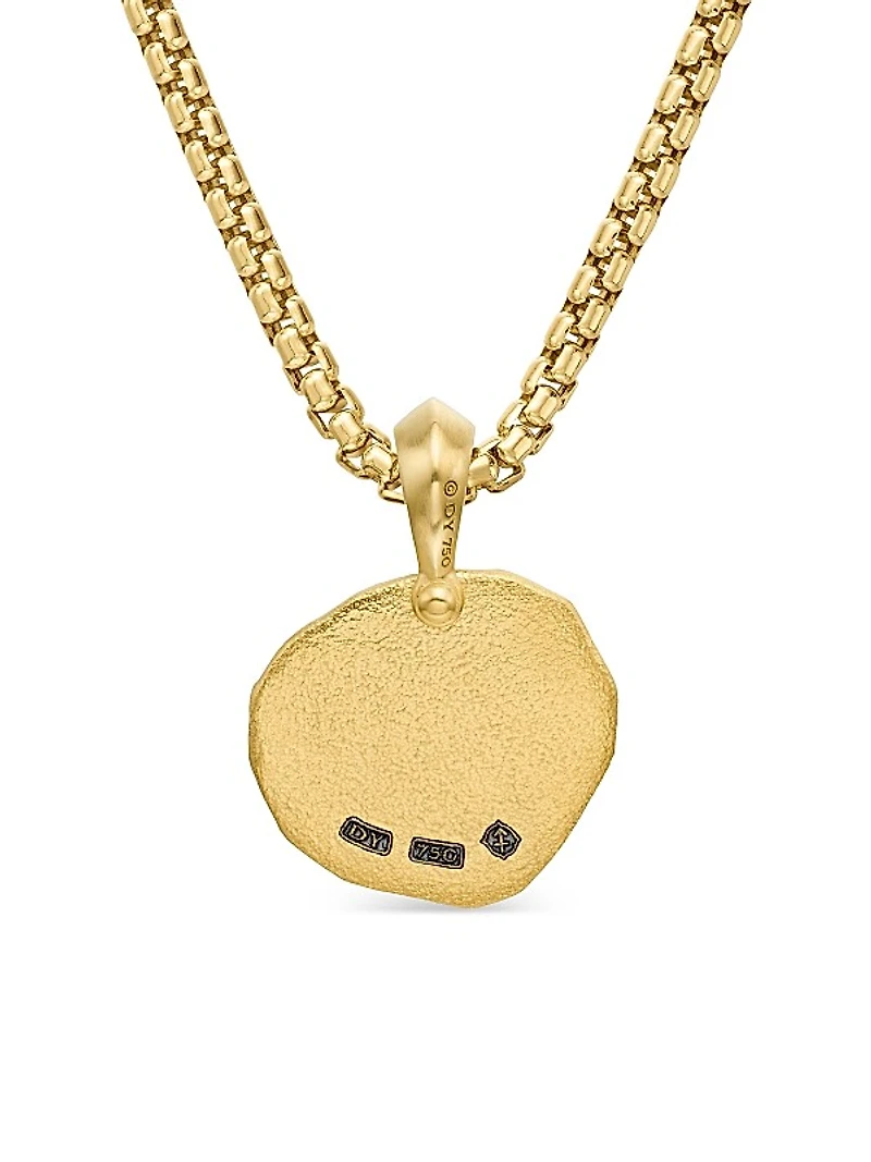 Sagittarius Amulet in 18K Yellow Gold, 27mm