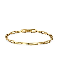 DY Madison Link Bracelet 18K Yellow Gold, 3.5mm