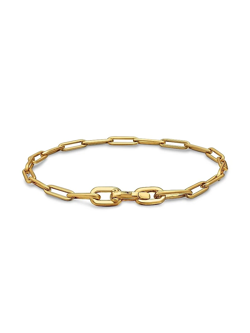 DY Madison Link Bracelet 18K Yellow Gold, 3.5mm