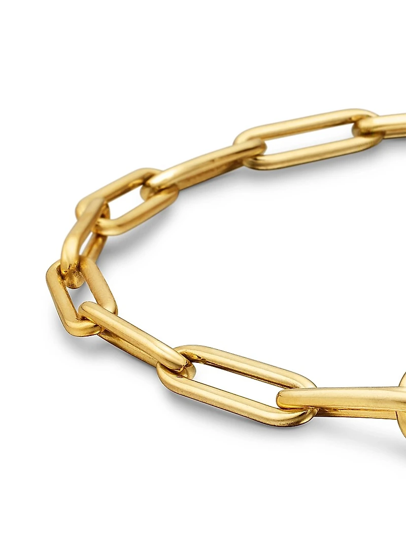 DY Madison Link Bracelet 18K Yellow Gold, 3.5mm