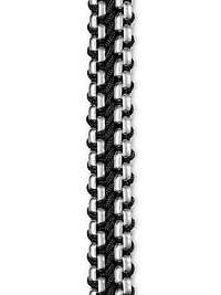 Woven Box Chain Bracelet Sterling Silver