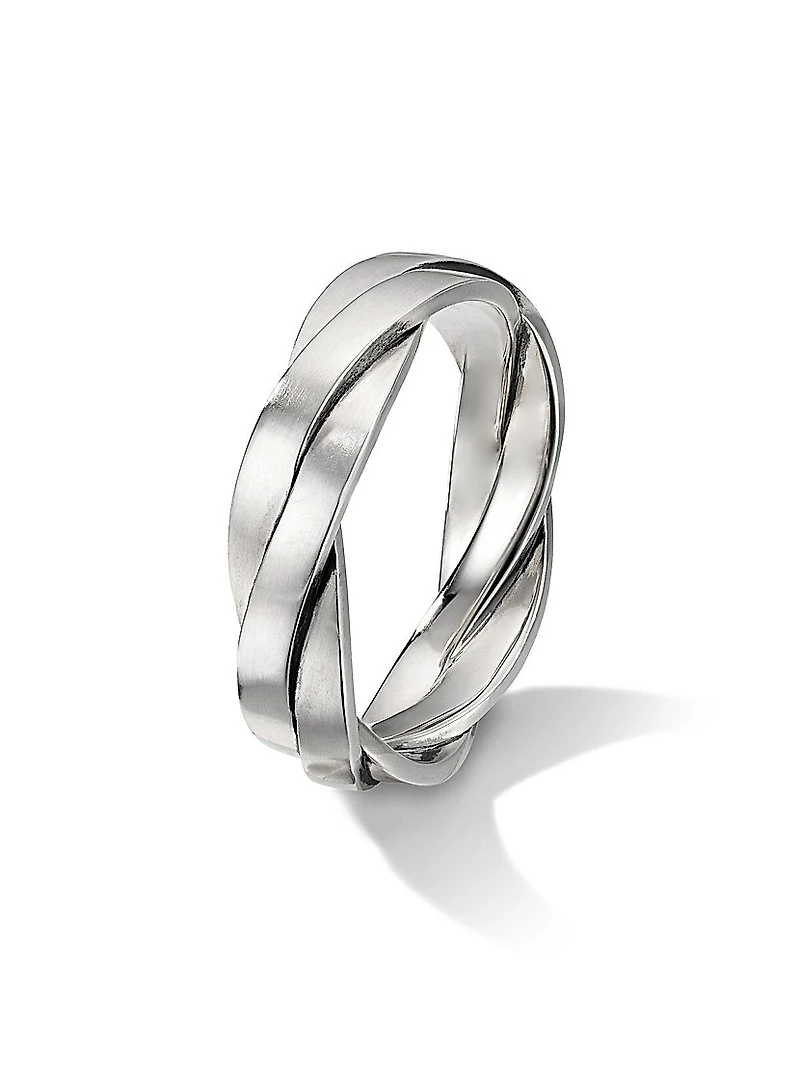 Twisted Cable Band Ring