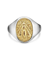 Petrvs Bee Pinky Ring Sterling Silver