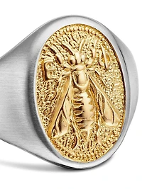 Petrvs Bee Pinky Ring Sterling Silver