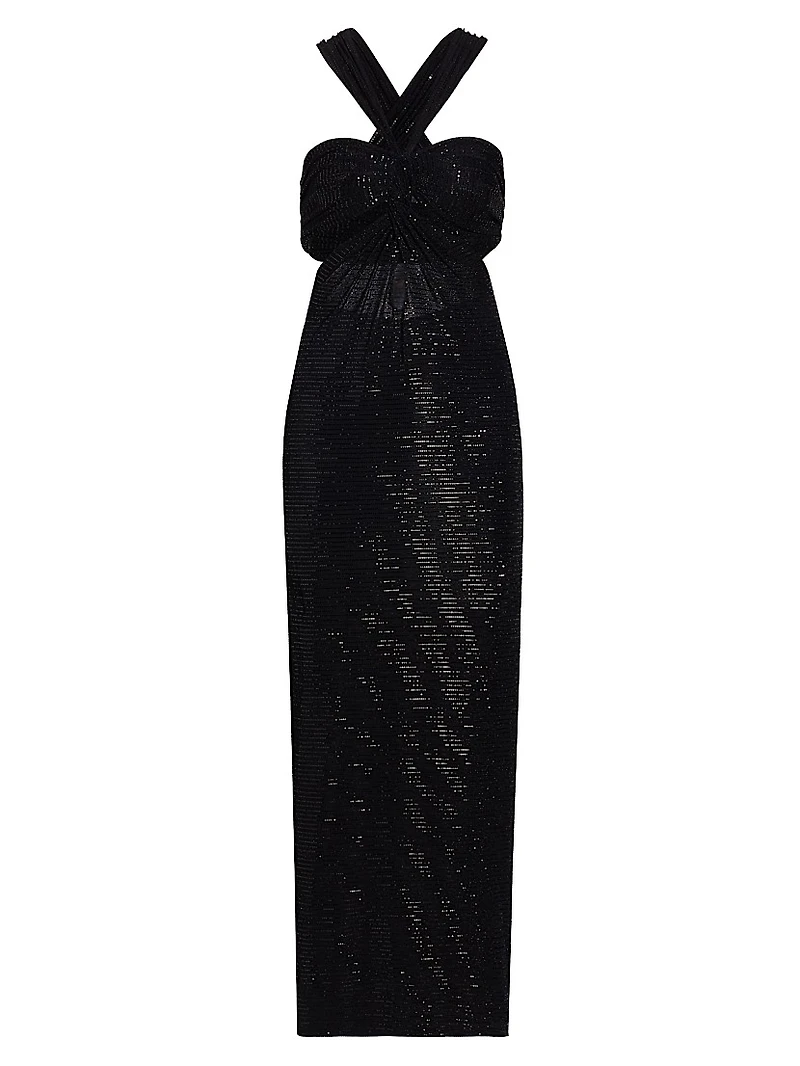 Halterneck Cut-Out Dress