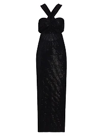 Halterneck Cut-Out Dress