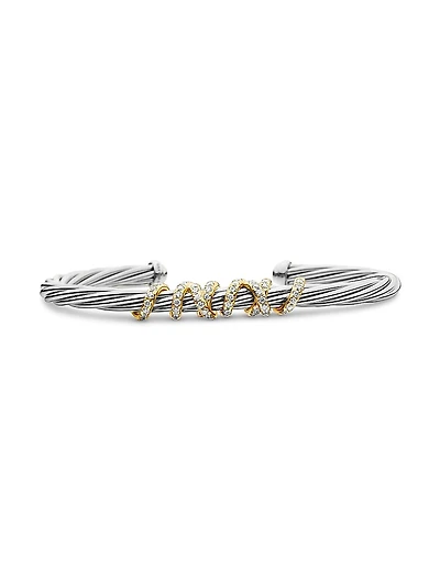 Helena Center Station Bracelet in Sterling Silver