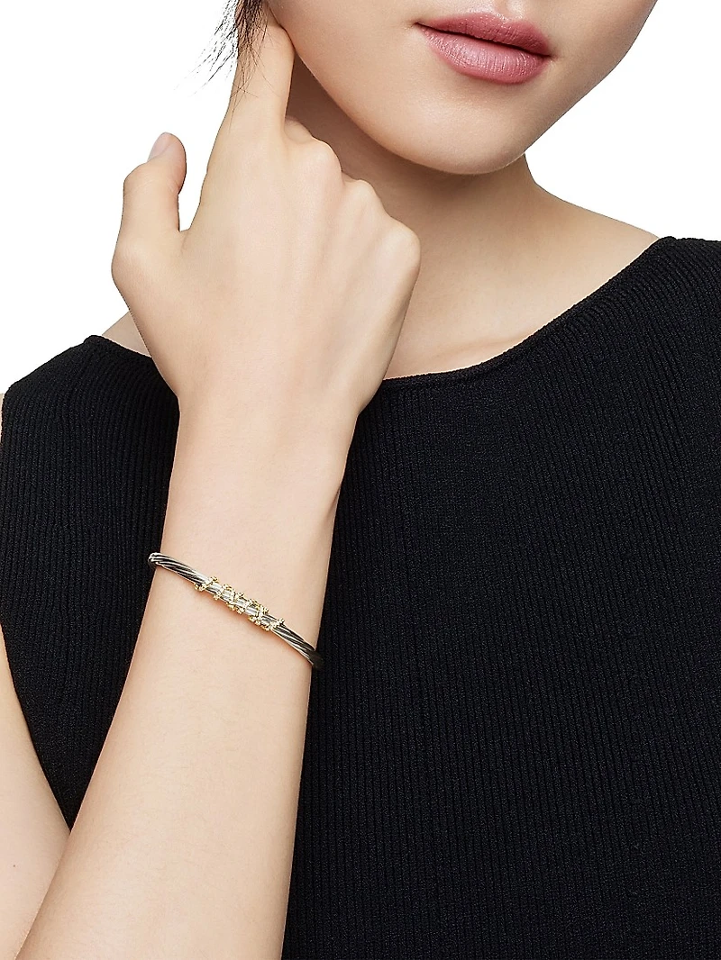 Helena Center Station Bracelet in Sterling Silver
