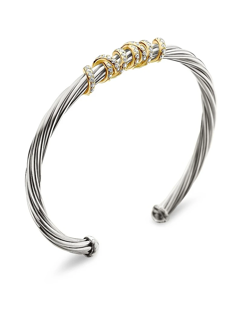 Helena Center Station Bracelet in Sterling Silver