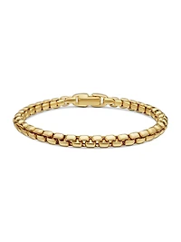 Box Chain Bracelet 18K Yellow Gold