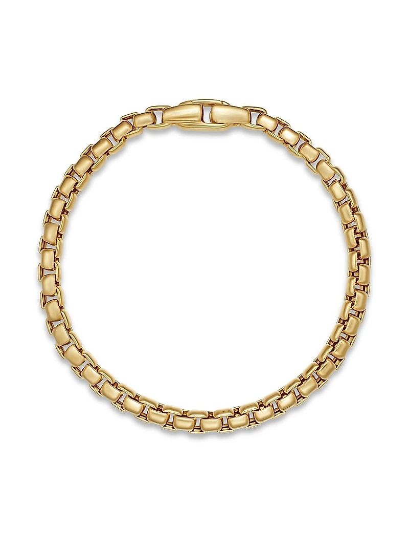 Box Chain Bracelet 18K Yellow Gold