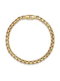 Box Chain Bracelet 18K Yellow Gold