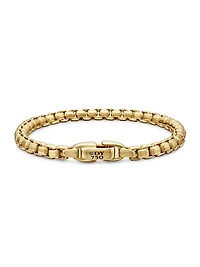 Box Chain Bracelet 18K Yellow Gold