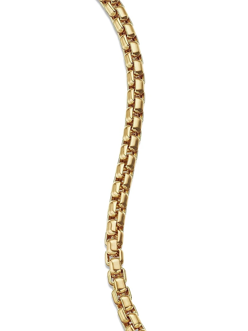 Box Chain Bracelet 18K Yellow Gold