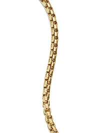 Box Chain Bracelet 18K Yellow Gold
