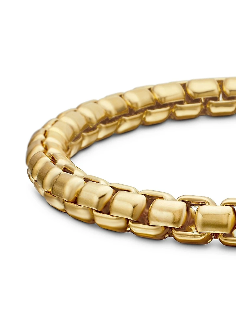 Box Chain Bracelet 18K Yellow Gold